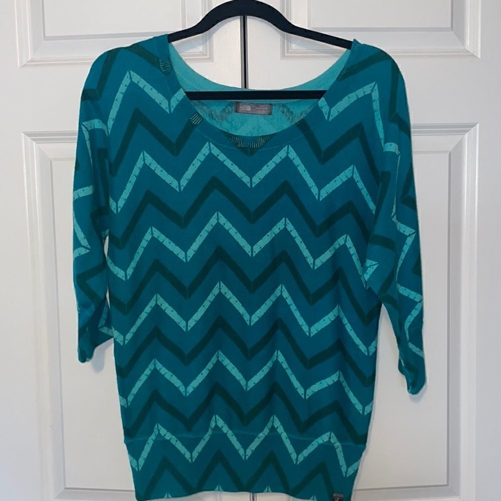 The North Face chevron sweater